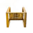 Outdoor Lounge Set - Chair And Ottoman With Removable Cushions-522418550