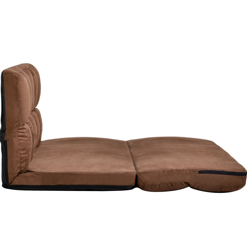 Canapé-lit simple ou plus petit 44,1 po Hines, Brun