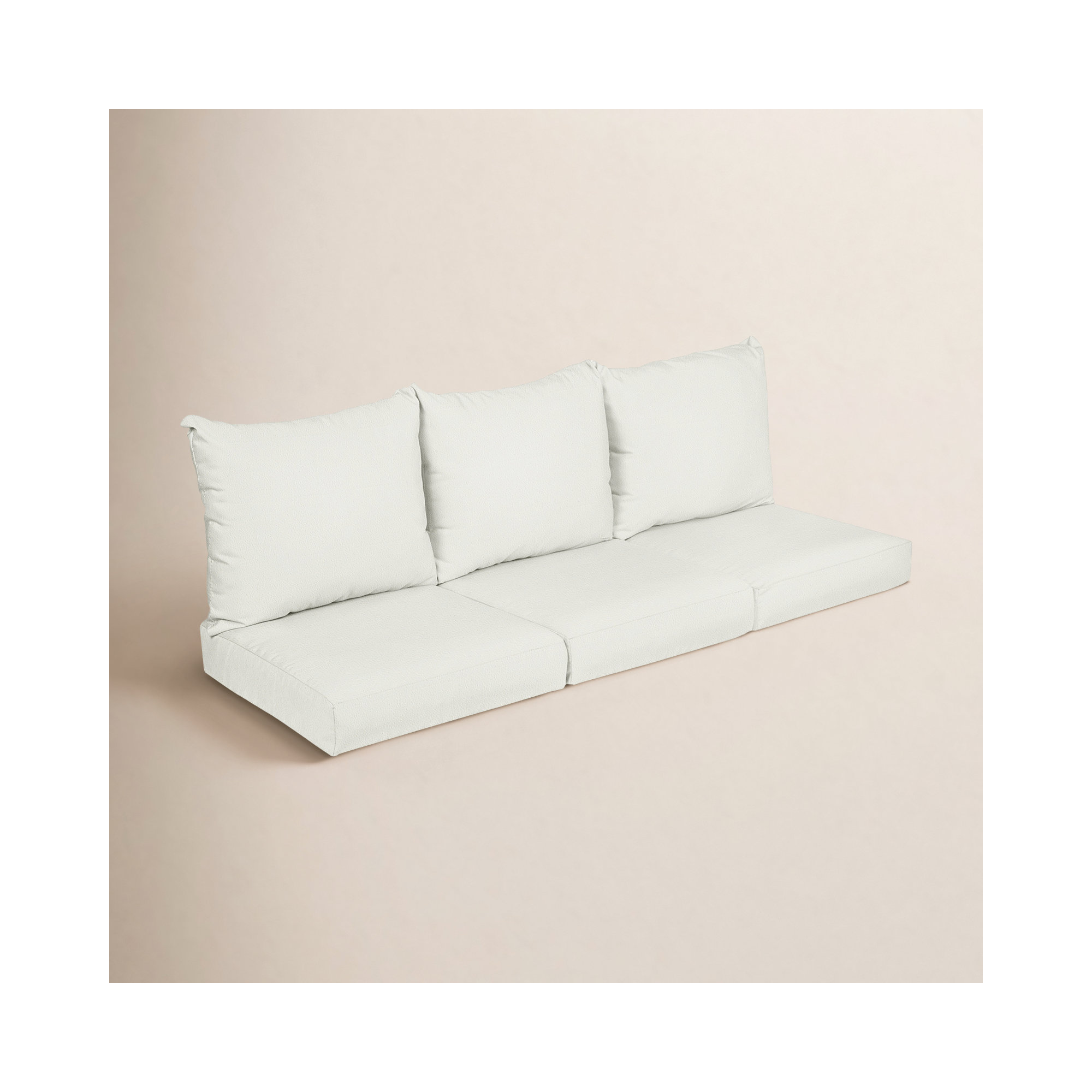 Ramblewood Indoor/Outdoor Seat/Back Cushion, White