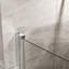 Porte de douche pivotante 72 po, porte de douche en verre trempé épais de 1/4 po-120178817