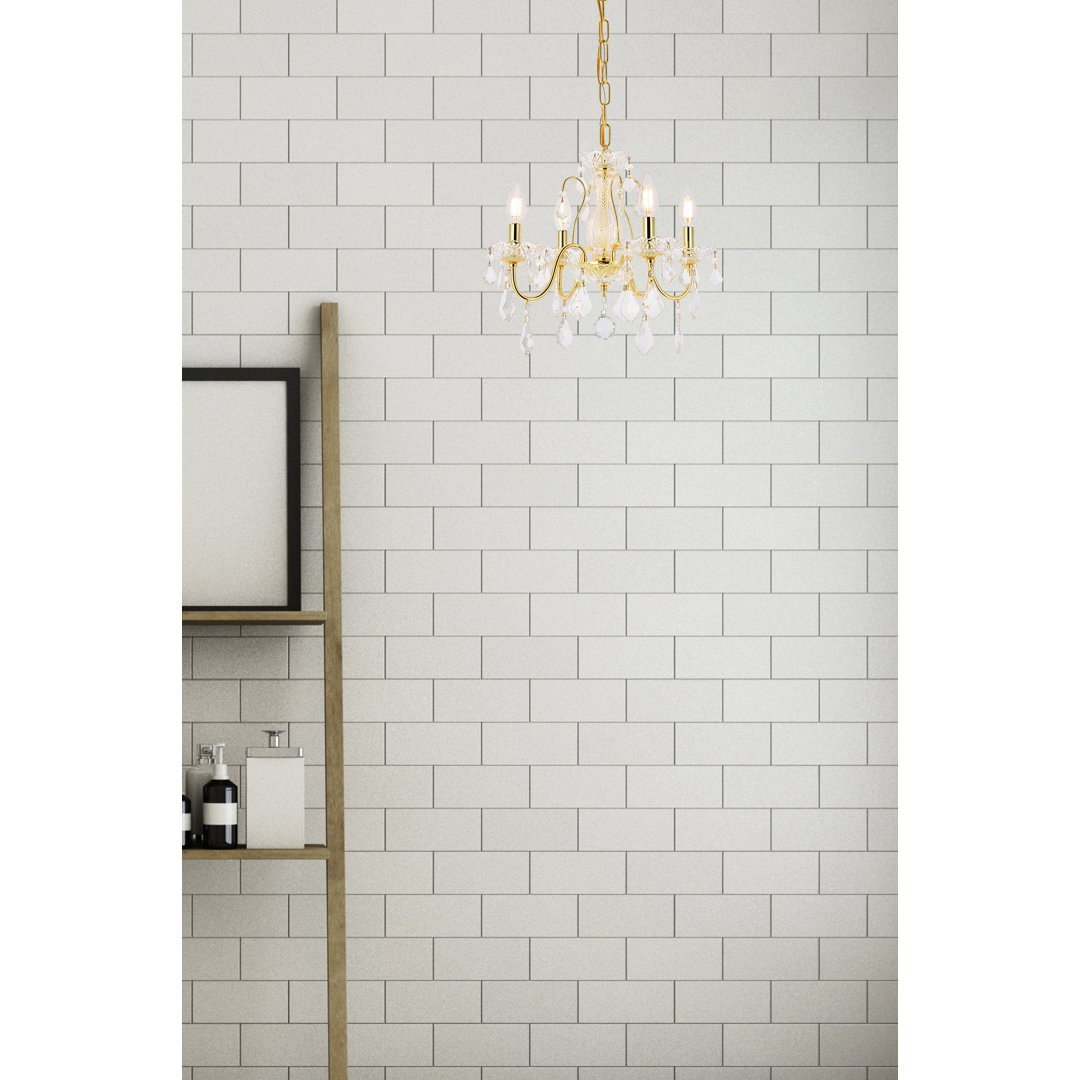Dagmar 4 - Light Dimmable Classic / Traditional Chandelier Willa Arlo™ Interiors 