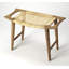 Tristan Natural Wood & Rattan Stool-408180273