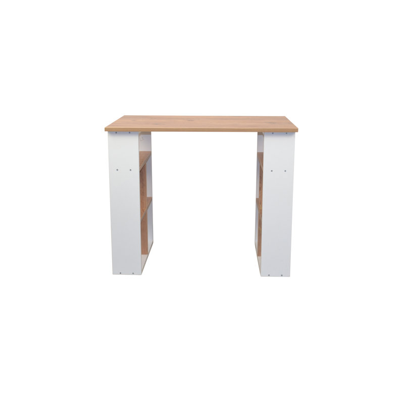 Emilya Rectangle Writing Desk, White