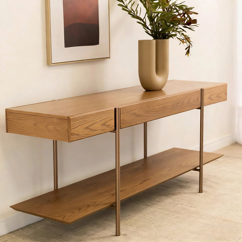 Console Retro Retro, H 29,53 po x l 70,87 po x P 19,69 po
