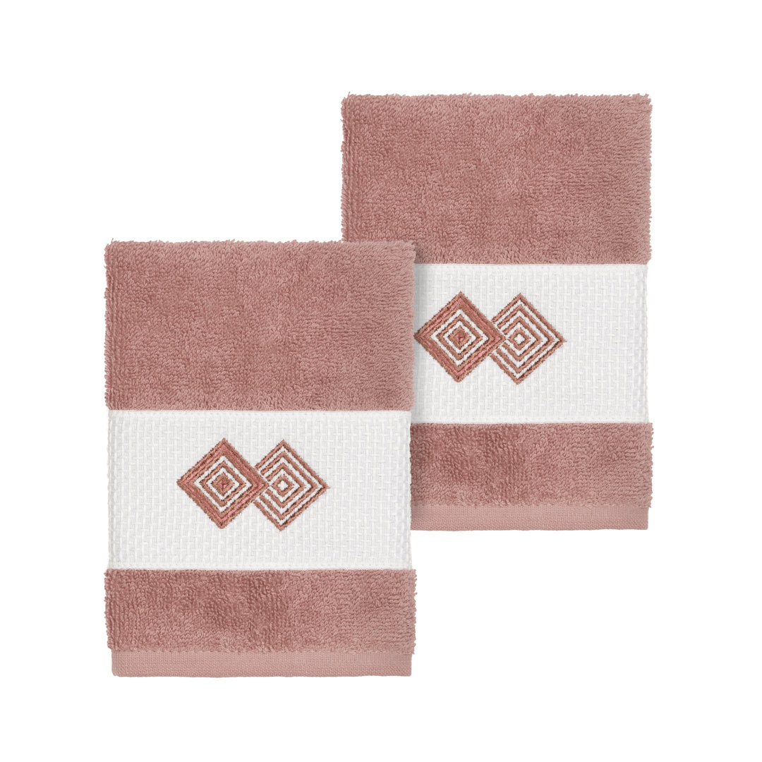 Noah Turkish Cotton Washcloth (Set of 2) Linum Home Textiles 