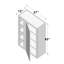 CASAINC Ready-to-Assemble W27"x D12"x H42" Kitchen Standard Corner Wall Cabinet-125386890