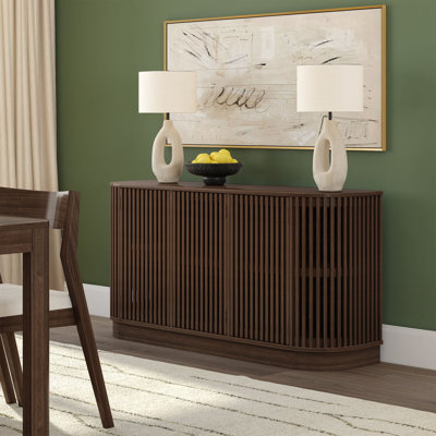 Contour Sideboard, 3 Door (1495 x 406 x 762mm / 59 x 16 x 30in) by Latitude Run