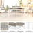 Dining Room Table Set For 4 With Storage, 5 Piece Farmhouse Dining Table Set With Chairs For Home Kitchen, Apartment-1700842460-1700842463