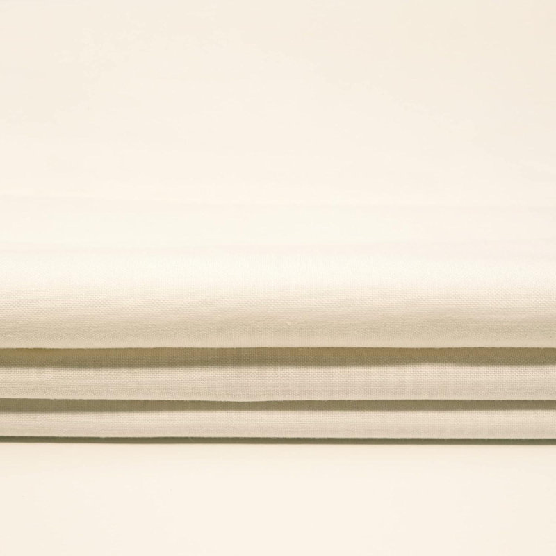 Bleached Permanent Press 100% Cotton Fabric