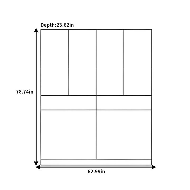 Aadhya, 78.74" H x 62.99" W x 23.62" D