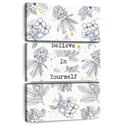 Tergel Indigo Blooms Believe