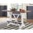 Valebeck Counter Height Dining Table and 2 Barstools
