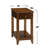 Solid Wood side table Rectangular End Table Desk with Single Drawer-1331418839