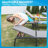 Aluminum Free-Assemble Outside Anti-Rust Pool Lounge Chairs, Outdoor Chaise Lounge Set, Lay Flat Sun Loungers for Tanning Poolside Yard Patio Deck Lounge Chairs, Table Included-1602549951
