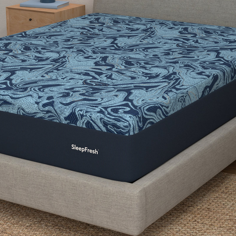 Matelas en mousse viscoélastique 12 "SleepFresh CopperCool, Simple extra long