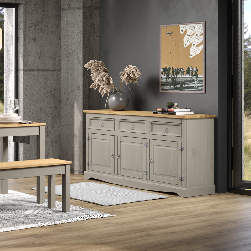 Corona 65.91'' Sideboard, Antique Brown, 31.69" H x 65.91" W x 16.93" D