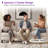 75" Modern  Chenille Upholstered 3 Seater Sofa with Deep Seat, Cream-860513874
