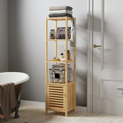 Solid Wood Bathroom Cabinet