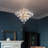 Danyetta 3-Light Glam Chandelier with Crystal Accent