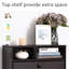 Range-chaussures, 3 fentes rabattables, chute, espace pour les petits objets sur l'armoire de rangement à tablette supérieure, tiroirs, dispositif de surmatelas, objets