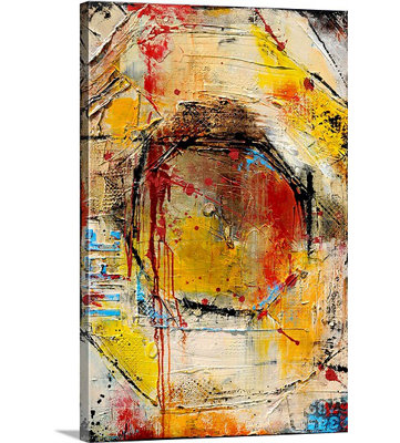 Gnadenhutten The Octagon' by Erin Ashley Painting Print on Canvas