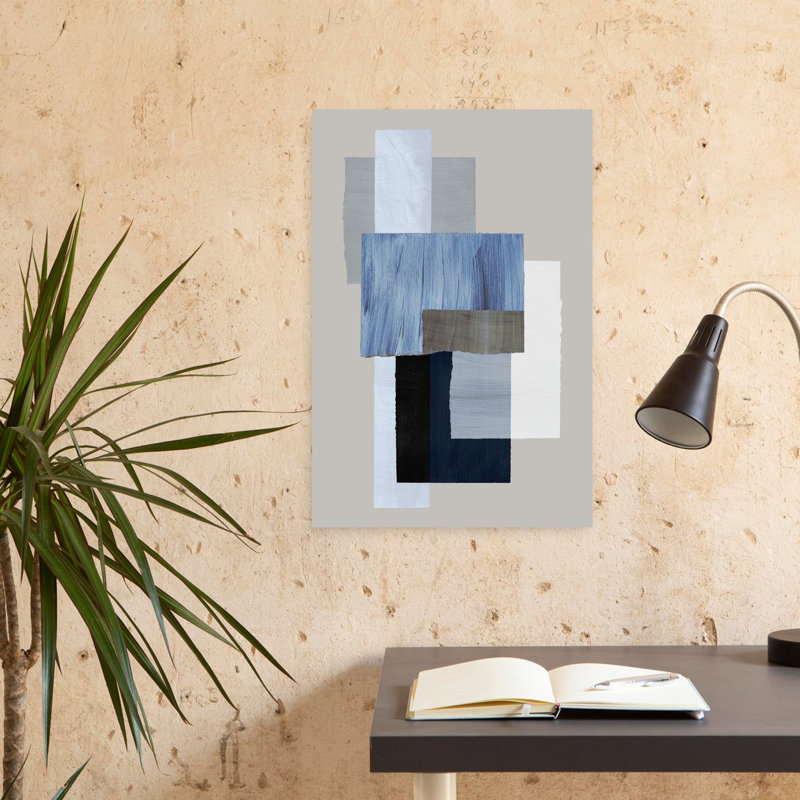 Art contemporain, art abstrait, H 24 po x l 16 po