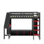 Lit mezzanine simple avec bureau-1112172039