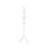 Coat Rack, Hall Tree, Free Standing, 8 Hooks, Entryway, 70"H, Bedroom, White Metal, Contemporary, Modern-2112314105