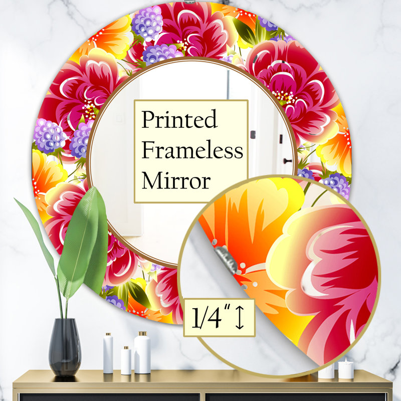 Miroir d'appoint mural Garland Sweet 2 Farmhouse, H 23,6 po x l 23,6 po