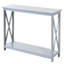 Console grise 2 pour le couloir et le salon, tendance - avec rangement