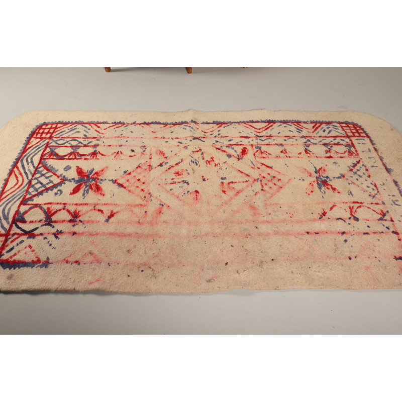 Tapis turc Oushak tissé à la main pour chambre d'intérieur et d'extérieur en blanc