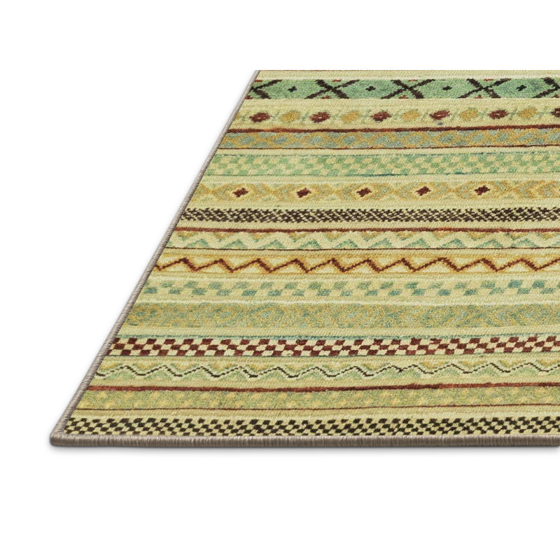 Abstract Indoor Rug, Rectangle 7' x 9'