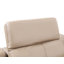Canapé modulaire en U en cuir véritable 5 pièces beige avec appuis-tête réglables - disposition ouverte-131204093