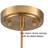 Modern Brass Pendant Light for Kitchen Island with Cylinder Frosted Glass-93467579