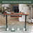 Kleb Adjustable Metal Base Standing Desk-907176580