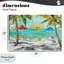 Plaque murale parapluies sous les palmiers, design par Lorenzo Collective-1272153395