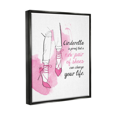 «Shoes change your life phrase», estampe numérique par Alison Petrie