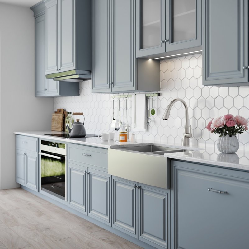 Nolen™ Pull Down Single Handle Kitchen Faucet, Spot Free Stainless