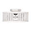  Ventilateur de plafond en cage 18,5 pouces avec lumières et télécommande