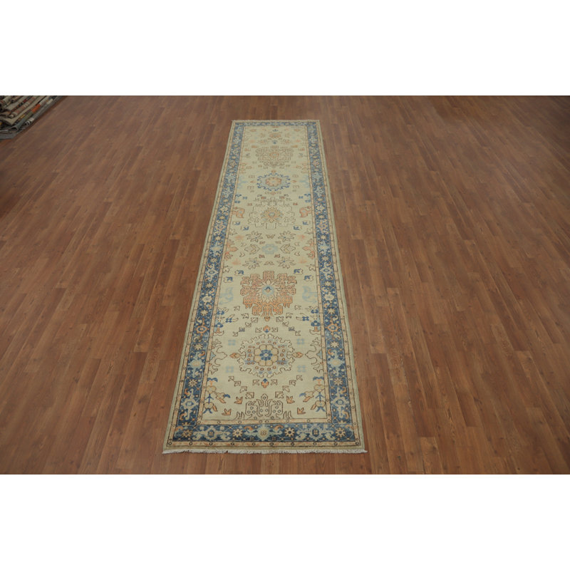 Handmade Ziegler Vegetable Dye Runner Rug 3x12