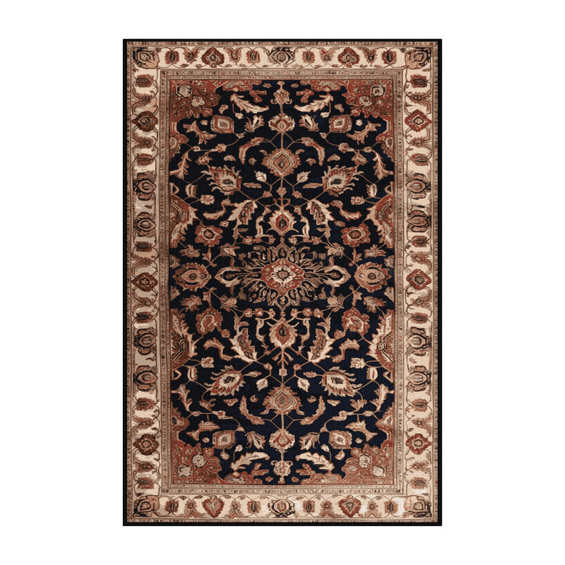 Tapis brun lavable à la machine, Runner 2' x 4'