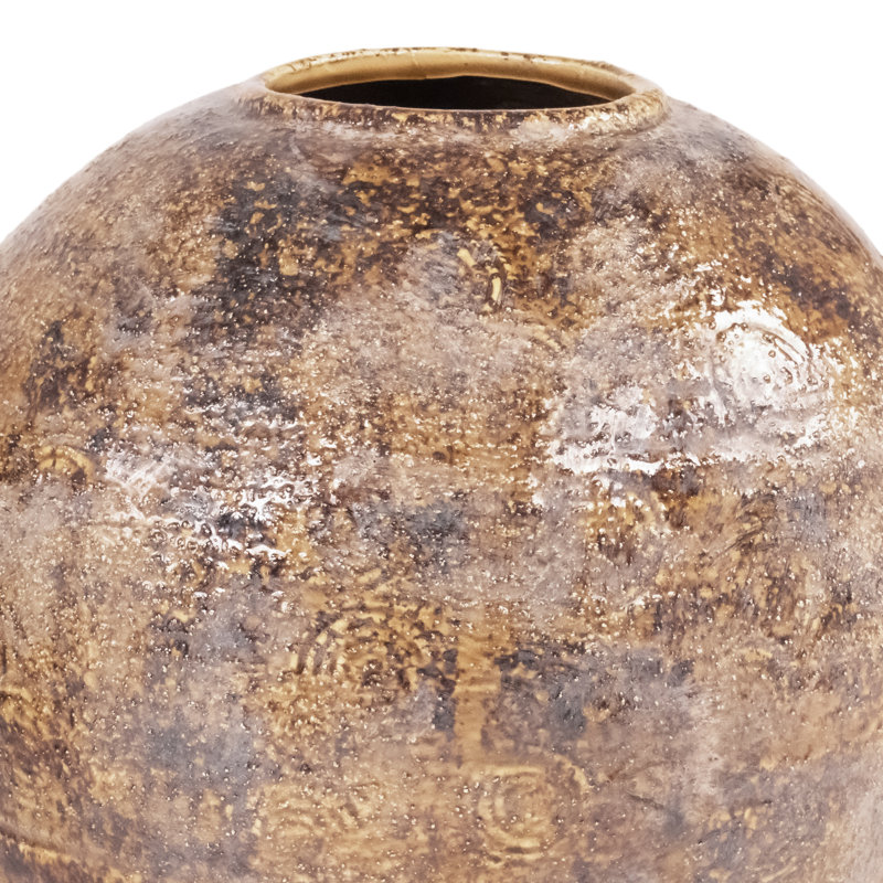 Handmade Ceramic Table Vase, 11" H x 11" W x 11" D