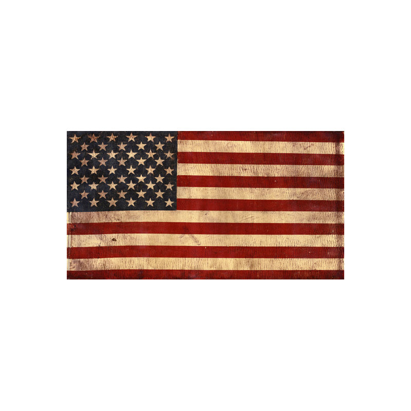 Drapeau américain surdimensionné, impression sur toile tendue