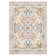 Soft Floral Beige/Pink Non-Slip Washable Area Rug