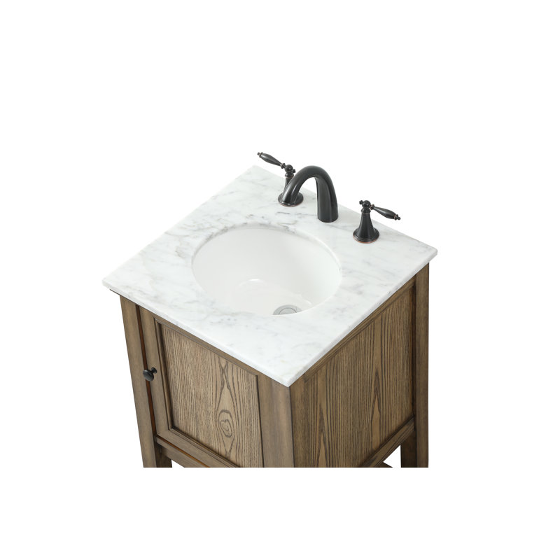 Ensemble de meuble-lavabo simple 19 po Narron, Bois flottant
