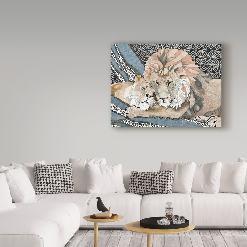 Nonette «the Lionesse», impression sur toile tendue, H 18 po x l 24 po x P 2 po