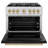 ZLINE Autograph Edition 36 in. Classic Dual Fuel Satin Steel Range w/ Accents-106888315