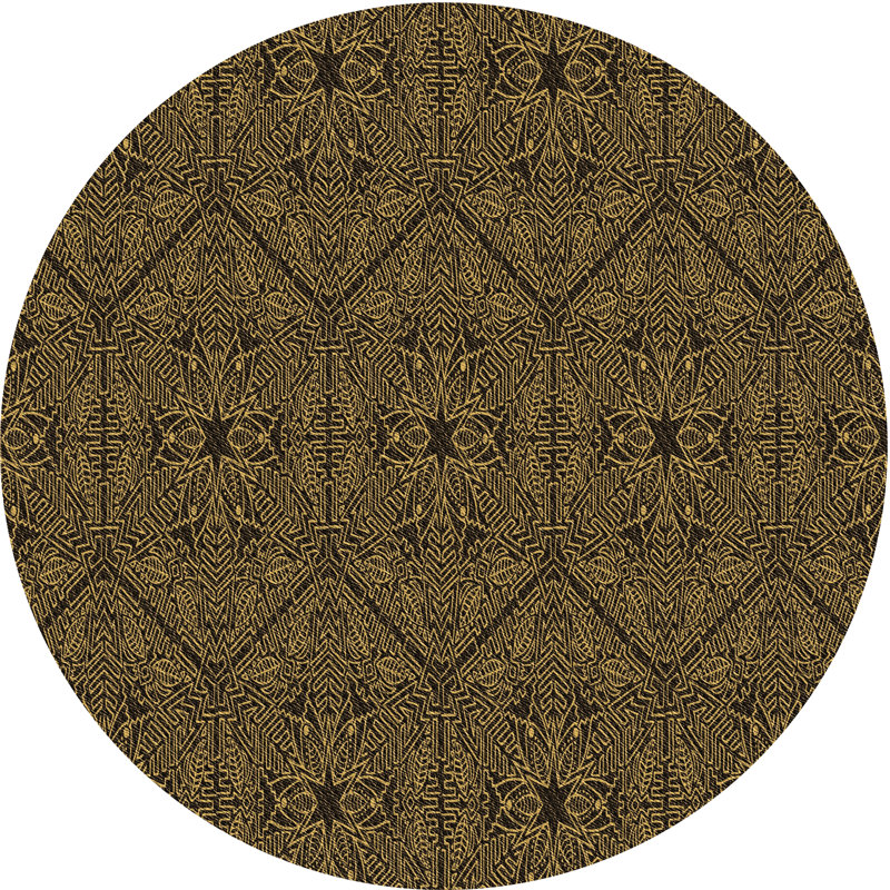 Tapis brun Alexie, Rond 4 pi