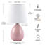 Ensemble de lampe de table en céramique 12,5 "-1395459911