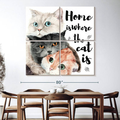 Plaque murale Kema Home Cats